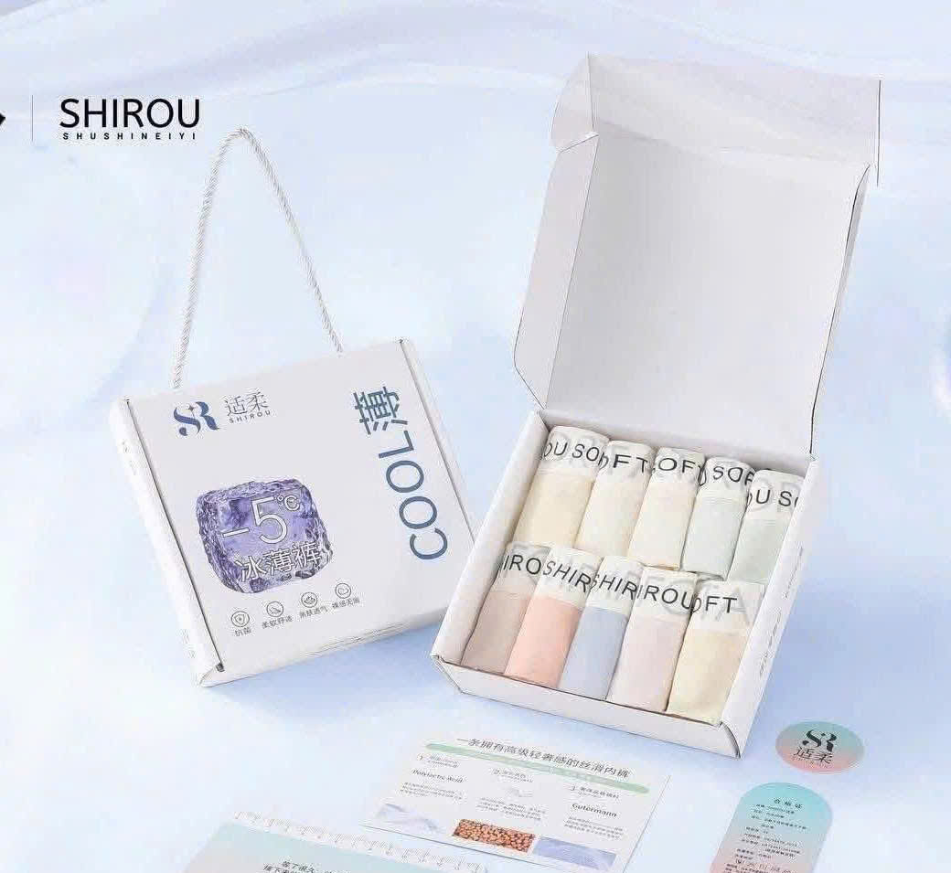 Hộp sóng đựng quần áo thương hiệu SHIROU